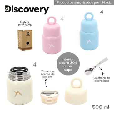 Venta por Mayor y Catalogo Termos De Alimentos Con Cucharra Plegable 500ml Discovery