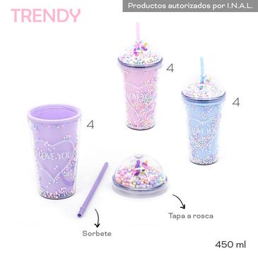 Venta por Mayor y Catalogo Vaso 450ml Trendy
