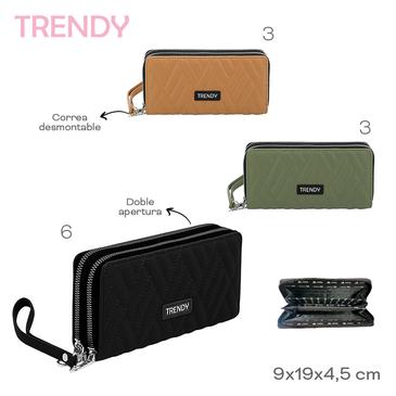 Billetera Doble Cierre - Trendy