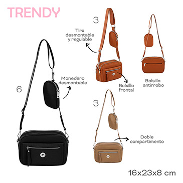 Morral Con Monedero  Trendy