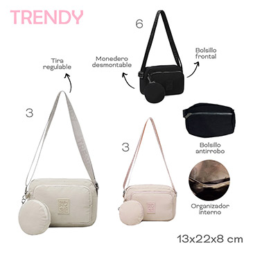 Morral Con Monedero  Trendy