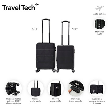 Venta por Mayor y Catalogo Set Doble Carry On 20