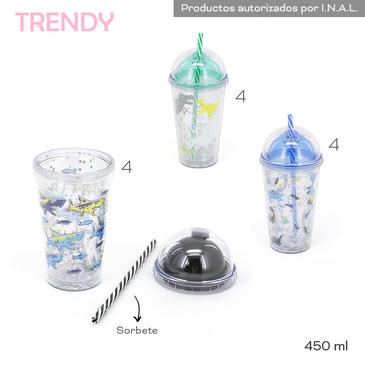 Venta por Mayor y Catalogo Vaso 450ml Trendy