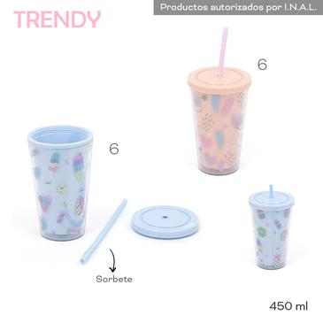 Venta por Mayor y Catalogo Vaso 450ml Trendy