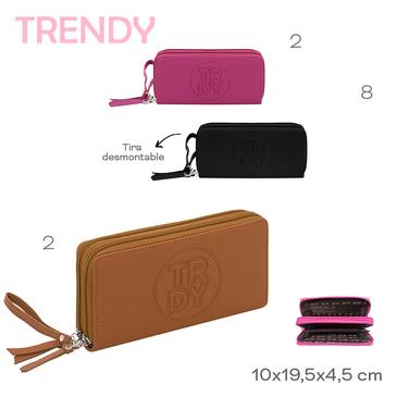 Billetera Doble Cierre Trendy