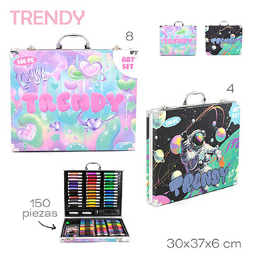 Venta por Mayor y Catalogo Set De Arte 150 Piezas  Trendy