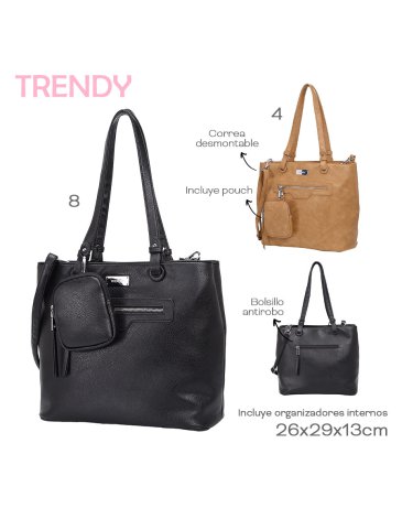 Venta por Mayor y Catalogo Cartera Con Monedero Trendy