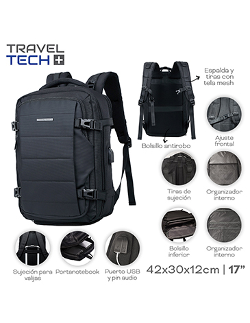 Venta por Mayor y Catalogo Mochila Porta Notebook 17