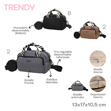 Morral Con Monedero  Trendy