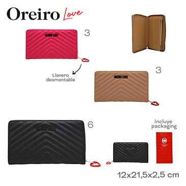 Maxi Billetera Con Llavero  Las Oreiro