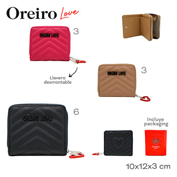 Billetera Con Llavero Las Oreiro