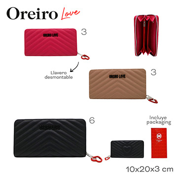Billetera Con Llavero  Las Oreiro