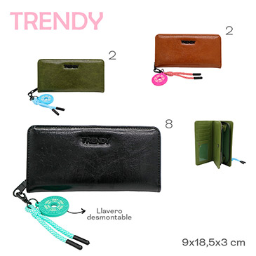 Venta por Mayor y Catalogo Billetera  Trendy