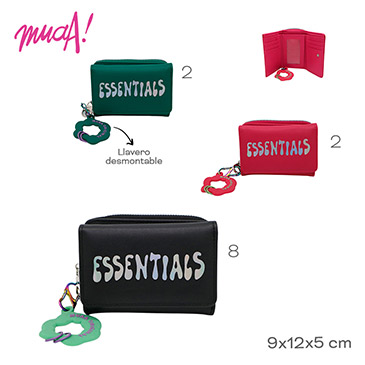 Billetera Con Llavero Muaa