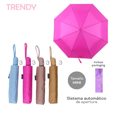 Venta por Mayor y Catalogo Paraguas Automatico Trendy