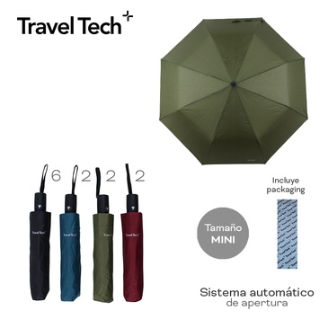 Paraguas Automatico Travel Tech