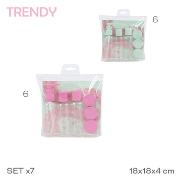 Venta por Mayor y Catalogo Set De Viaje  Trendy
