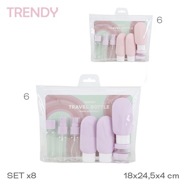 Venta por Mayor y Catalogo Set De Viaje Trendy
