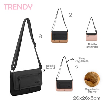 Bandolera/ Cartera Trendy