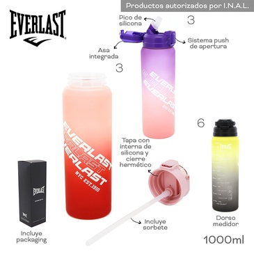 Botella 1000ML Everlast