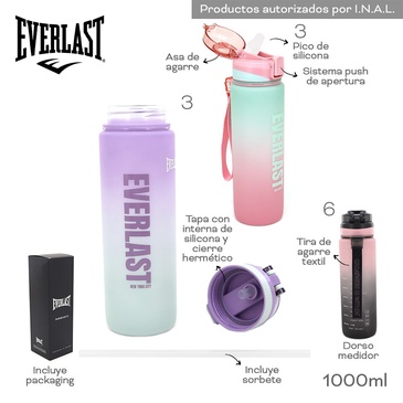 Botella 1000ML Everlast