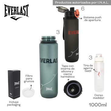Botella 1000ML Everlast