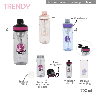 Botella  700ML Trendy