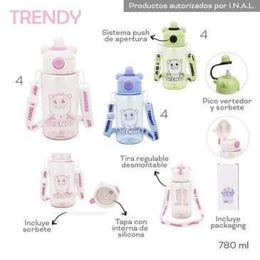 Botella 780ML Trendy