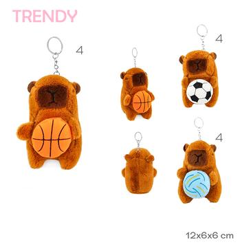 Llavero De Peluche  Capibara  Trendy