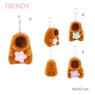 Llavero De Peluche  Capibara  Trendy