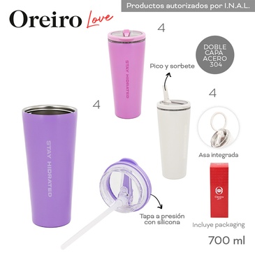 Vasos Termicos 700ML Las Oreiro