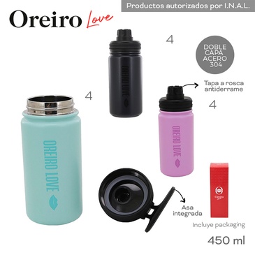 Botella Termica 450ML Las Oreiro