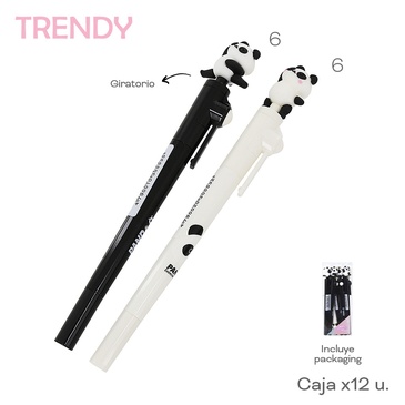 Venta por Mayor y Catalogo Lapiceras x 12 Uni. Trendy