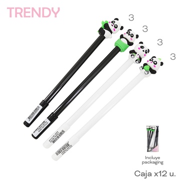 Venta por Mayor y Catalogo Lapiceras x 12 Uni. Trendy