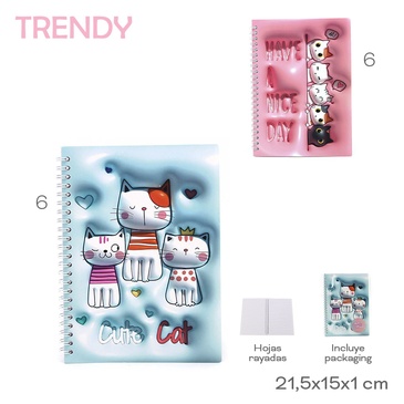 Venta por Mayor y Catalogo Cuaderno Trendy