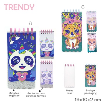 Venta por Mayor y Catalogo Anotador Trendy