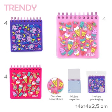 Venta por Mayor y Catalogo Anotadores  Trendy