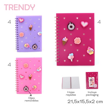 Venta por Mayor y Catalogo Cuadernos Trendy