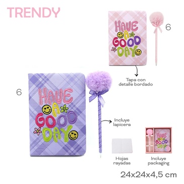 Venta por Mayor y Catalogo Set Stationary Trendy
