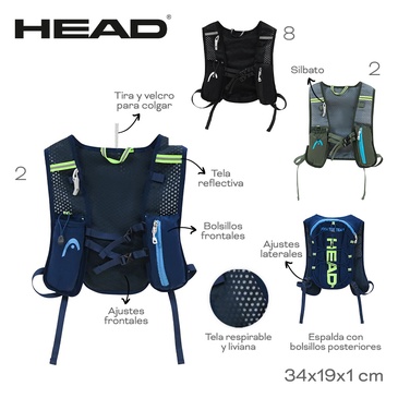 Mochila Chaleco Running Head