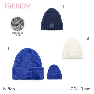 Gorro Infantil Trendy