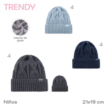 Gorro Infantil Trendy