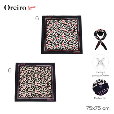 Pañuelo De Seda Las Oreiro