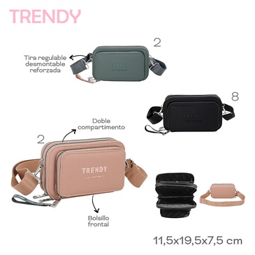 Bandolera 3 Cierres Trendy
