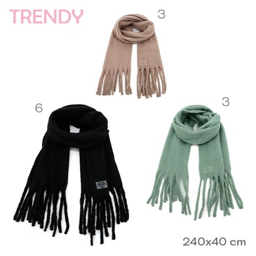 Venta por Mayor y Catalogo Bufandas Trendy