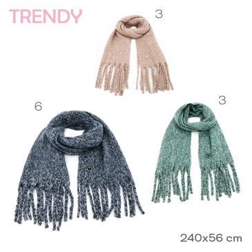 Venta por Mayor y Catalogo Bufandas Trendy