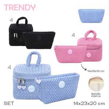 Portacosmetico Set x2 Trendy