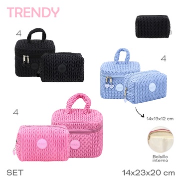 Portacosmetico Set x2 Trendy