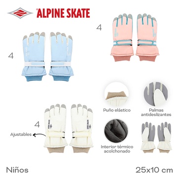 Venta por Mayor y Catalogo Guantes Alpine Skate