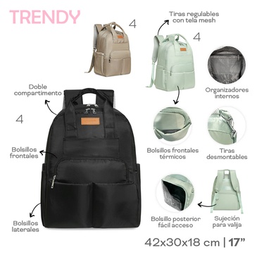Mochila Maternal  Trendy